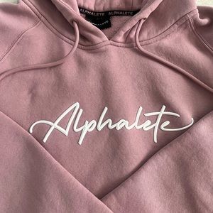 ALPHALETE PINK HOODIE
